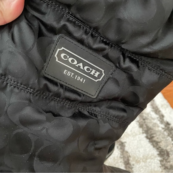 Coach Black Jordy Winter Boots - Picture 5 of 11